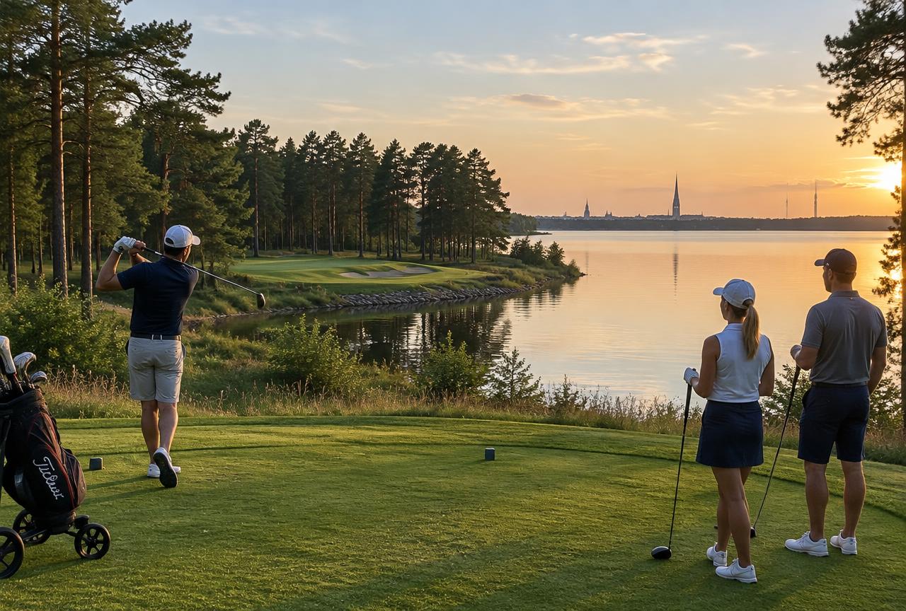 Golfare på Ozo Golf Club