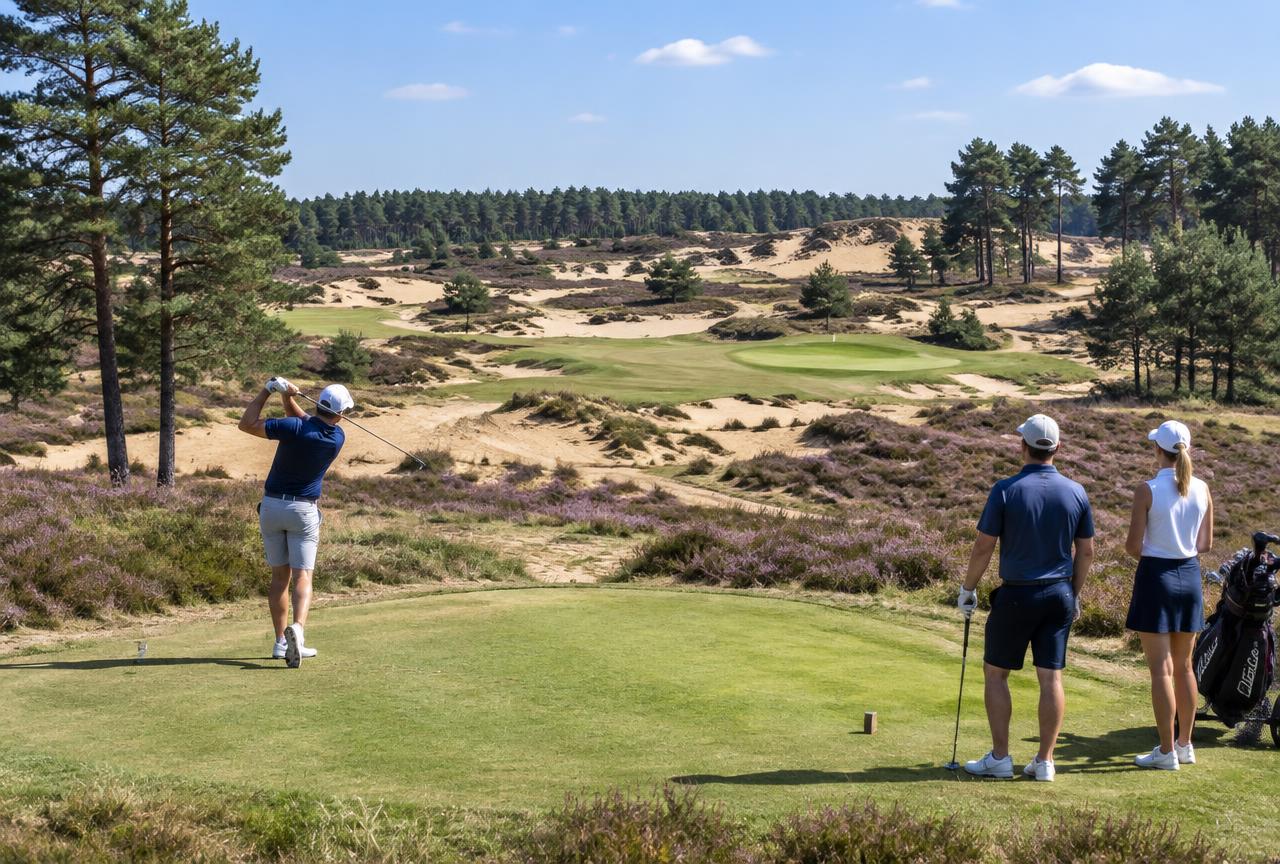 Golfare på Sand Valley
